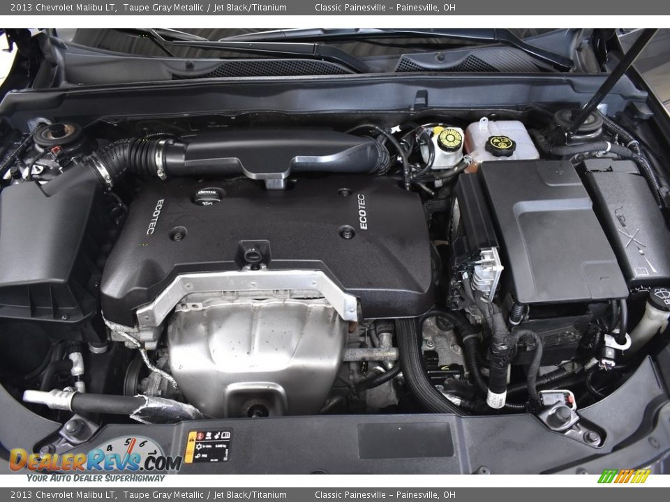 2013 Chevrolet Malibu LT Taupe Gray Metallic / Jet Black/Titanium Photo #6