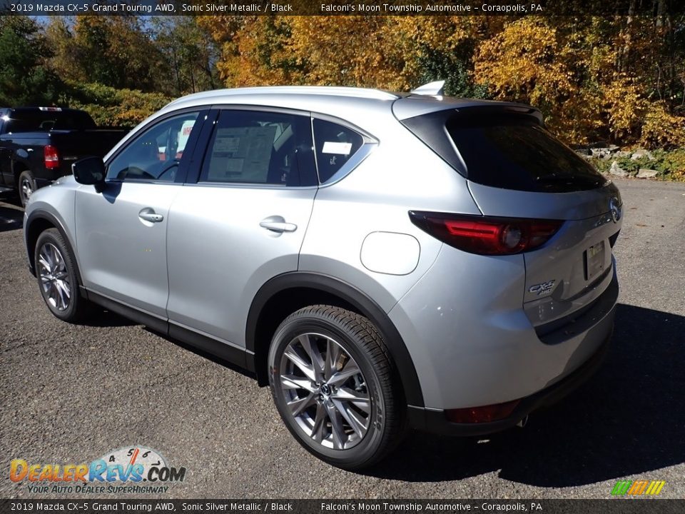 2019 Mazda CX-5 Grand Touring AWD Sonic Silver Metallic / Black Photo #6