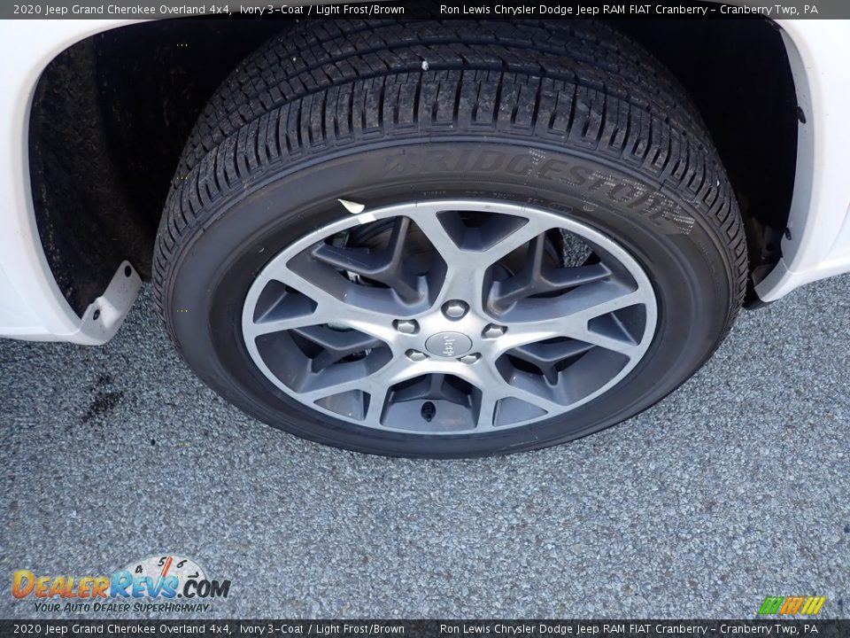 2020 Jeep Grand Cherokee Overland 4x4 Ivory 3-Coat / Light Frost/Brown Photo #8