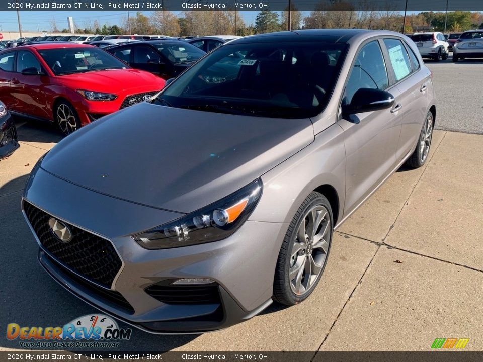 2020 Hyundai Elantra GT N Line Fluid Metal / Black Photo #1