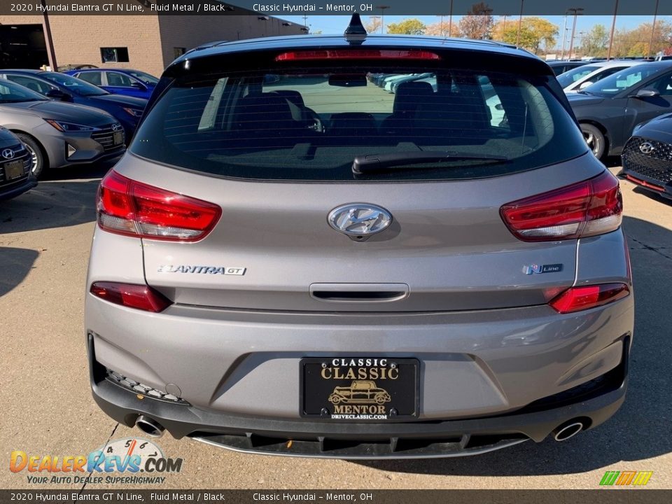 2020 Hyundai Elantra GT N Line Fluid Metal / Black Photo #2