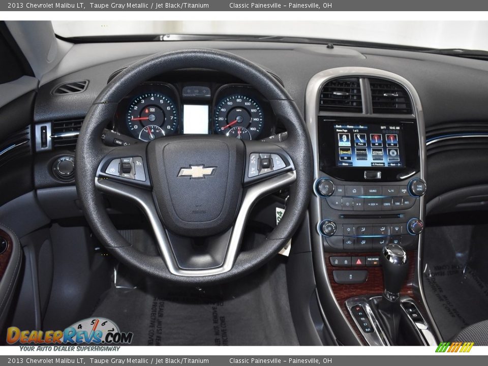 2013 Chevrolet Malibu LT Taupe Gray Metallic / Jet Black/Titanium Photo #12