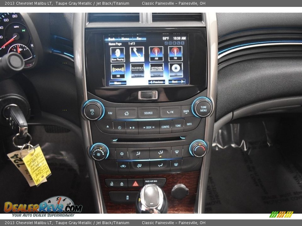 2013 Chevrolet Malibu LT Taupe Gray Metallic / Jet Black/Titanium Photo #13