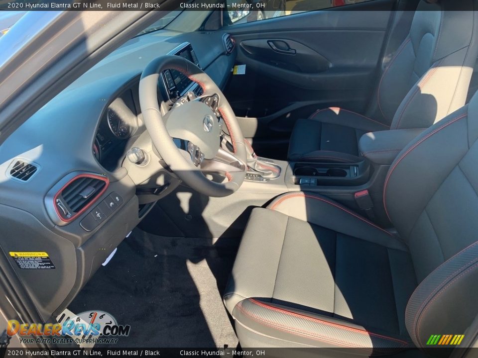 2020 Hyundai Elantra GT N Line Fluid Metal / Black Photo #5