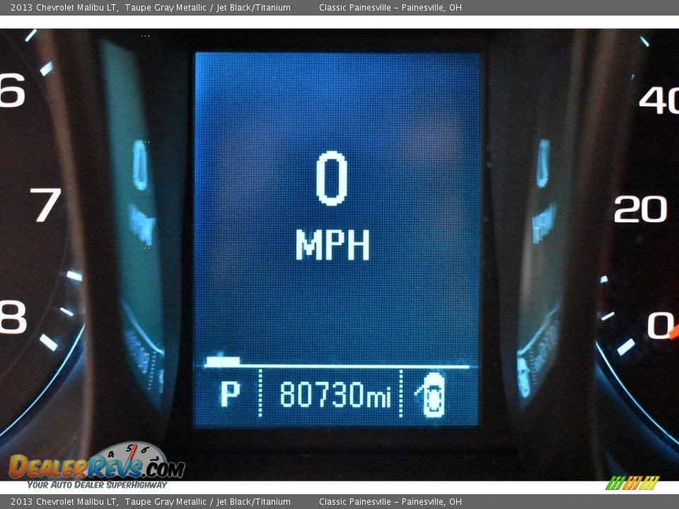 2013 Chevrolet Malibu LT Taupe Gray Metallic / Jet Black/Titanium Photo #15