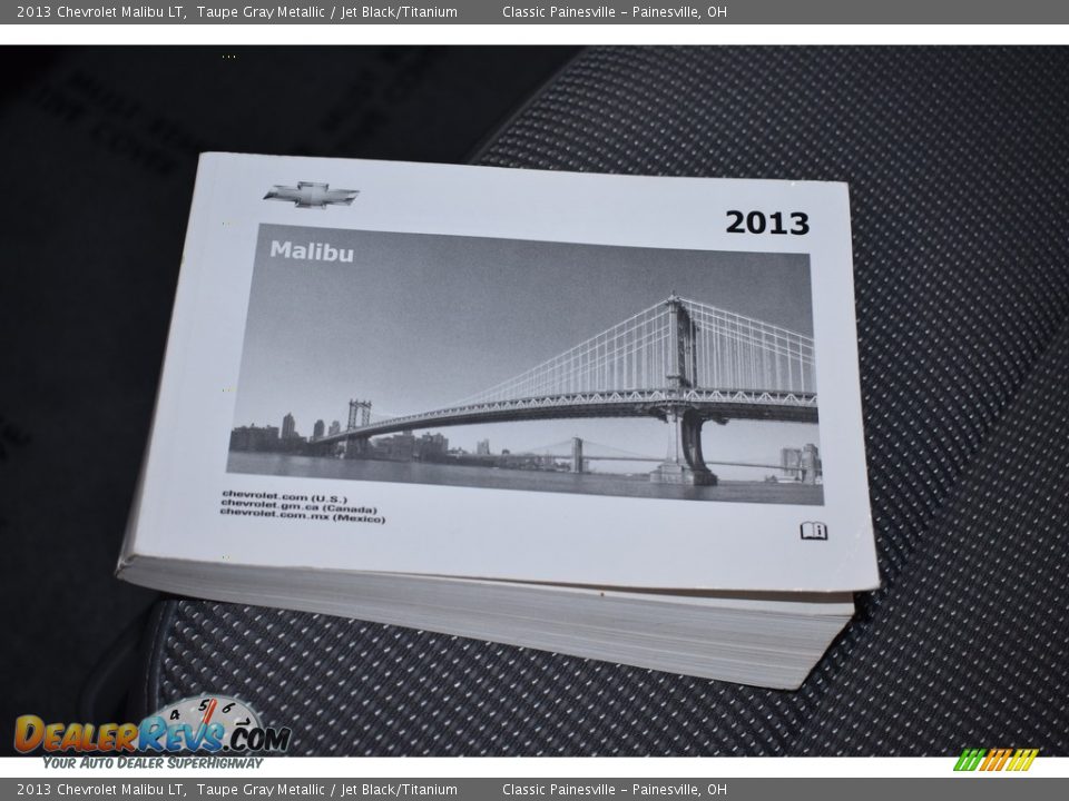 2013 Chevrolet Malibu LT Taupe Gray Metallic / Jet Black/Titanium Photo #16
