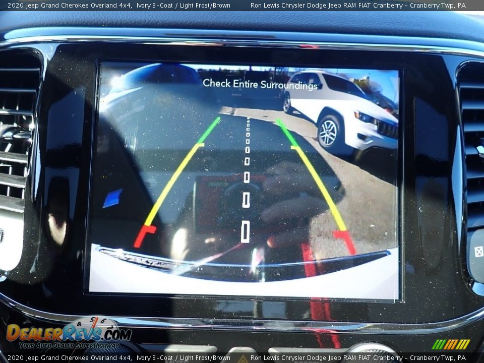 2020 Jeep Grand Cherokee Overland 4x4 Ivory 3-Coat / Light Frost/Brown Photo #18
