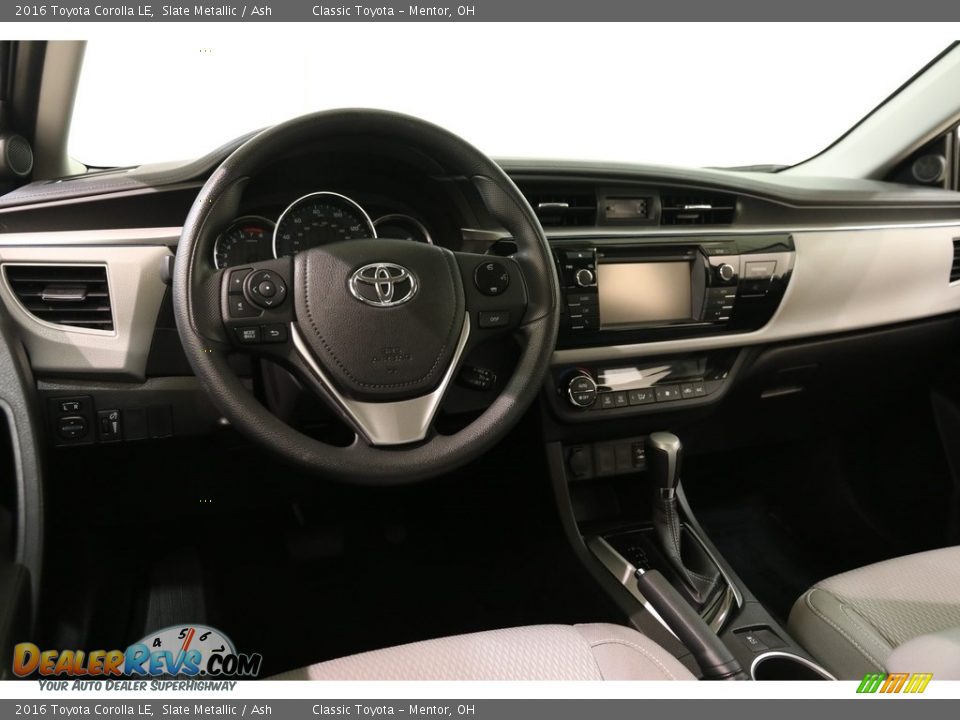 2016 Toyota Corolla LE Slate Metallic / Ash Photo #6