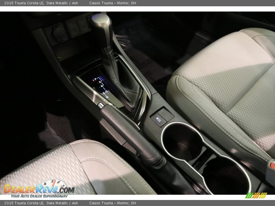 2016 Toyota Corolla LE Slate Metallic / Ash Photo #12