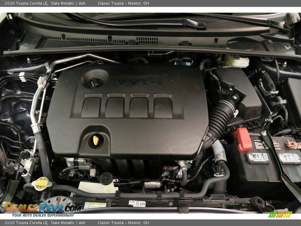 2016 Toyota Corolla LE Slate Metallic / Ash Photo #17