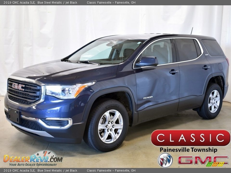 2019 GMC Acadia SLE Blue Steel Metallic / Jet Black Photo #1