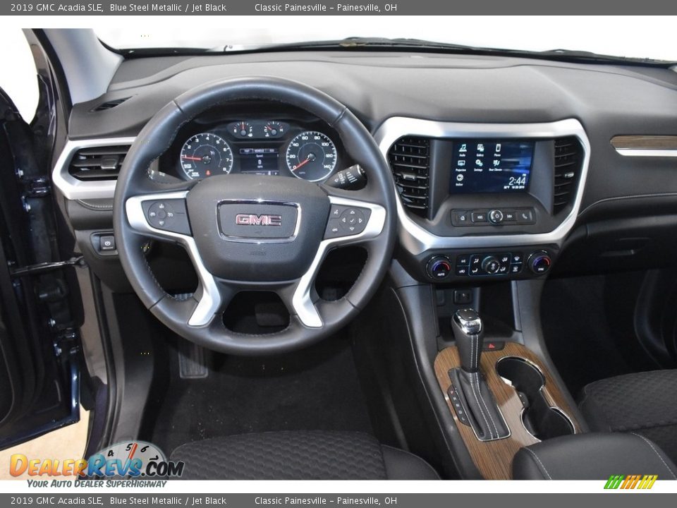 2019 GMC Acadia SLE Blue Steel Metallic / Jet Black Photo #8