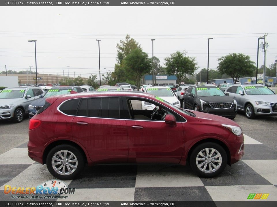 2017 Buick Envision Essence Chili Red Metallic / Light Neutral Photo #3