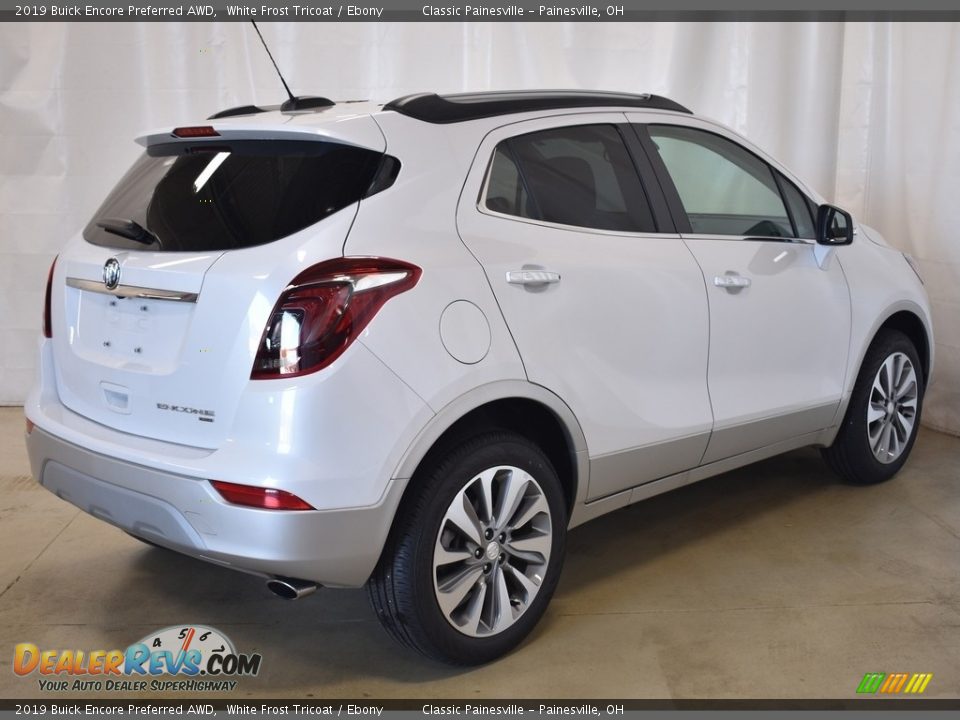 2019 Buick Encore Preferred AWD White Frost Tricoat / Ebony Photo #2