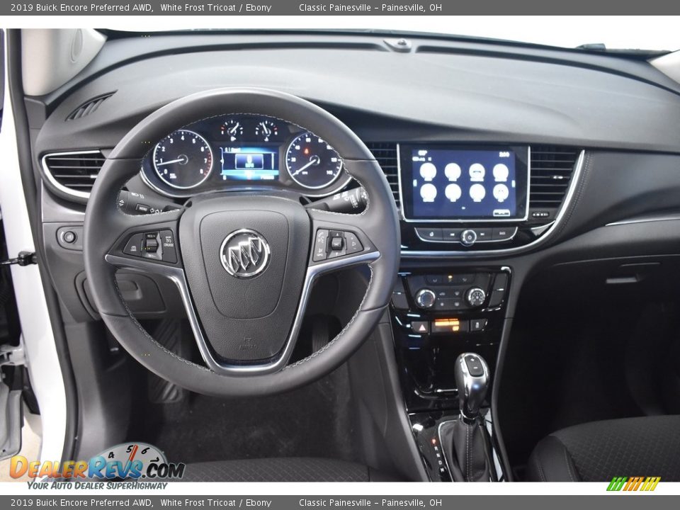 2019 Buick Encore Preferred AWD White Frost Tricoat / Ebony Photo #9