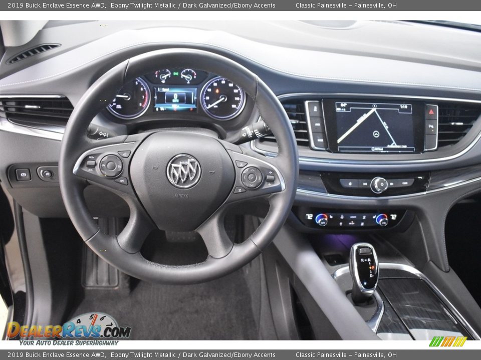 2019 Buick Enclave Essence AWD Ebony Twilight Metallic / Dark Galvanized/Ebony Accents Photo #9