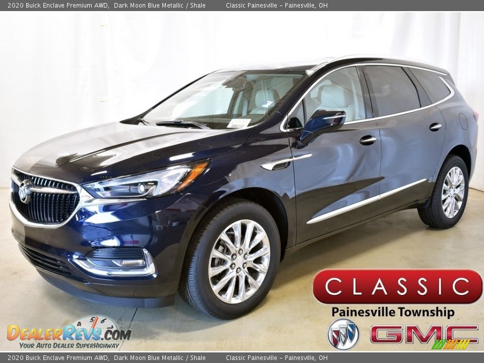 2020 Buick Enclave Premium AWD Dark Moon Blue Metallic / Shale Photo #1