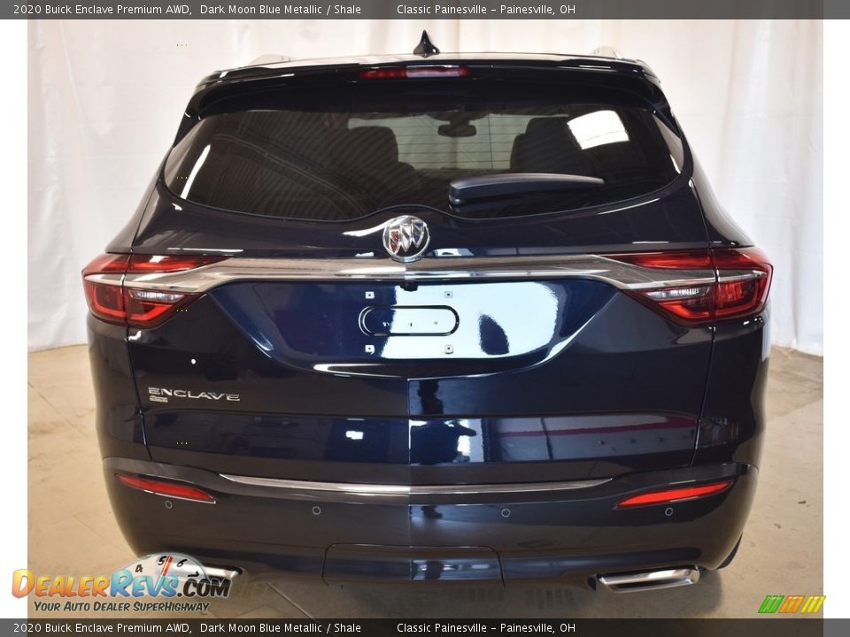 2020 Buick Enclave Premium AWD Dark Moon Blue Metallic / Shale Photo #3