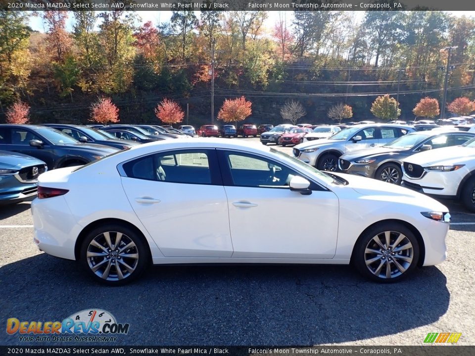 2020 Mazda MAZDA3 Select Sedan AWD Snowflake White Pearl Mica / Black Photo #1