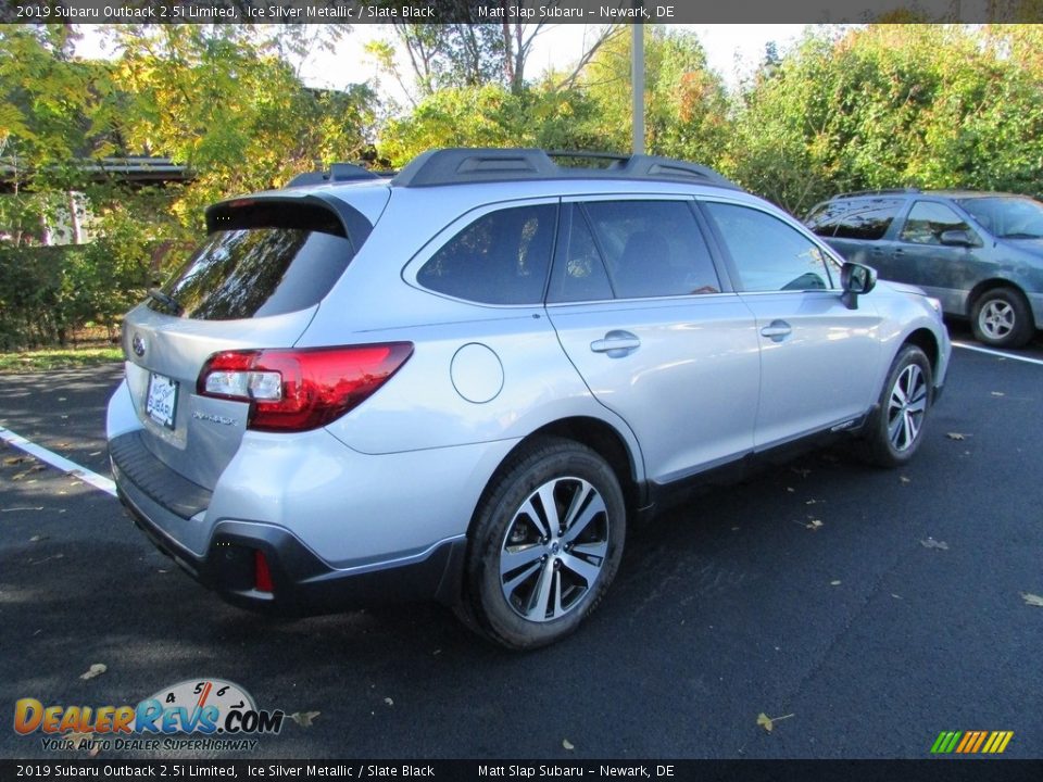 2019 Subaru Outback 2.5i Limited Ice Silver Metallic / Slate Black Photo #6