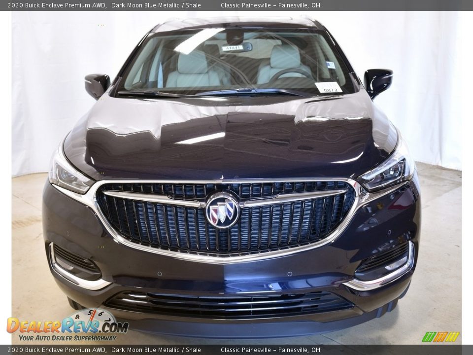 2020 Buick Enclave Premium AWD Dark Moon Blue Metallic / Shale Photo #4