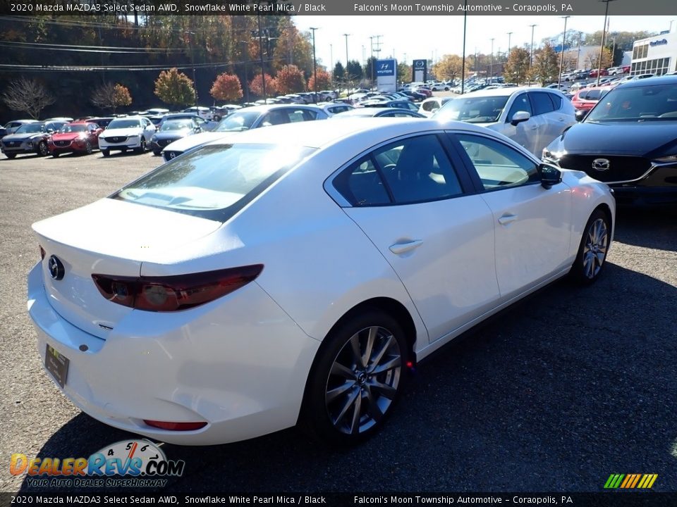 2020 Mazda MAZDA3 Select Sedan AWD Snowflake White Pearl Mica / Black Photo #2