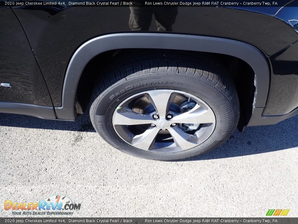 2020 Jeep Cherokee Limited 4x4 Diamond Black Crystal Pearl / Black Photo #9