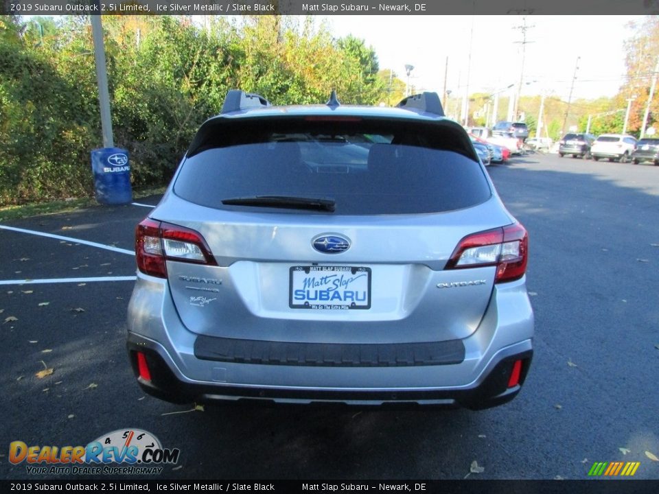 2019 Subaru Outback 2.5i Limited Ice Silver Metallic / Slate Black Photo #7