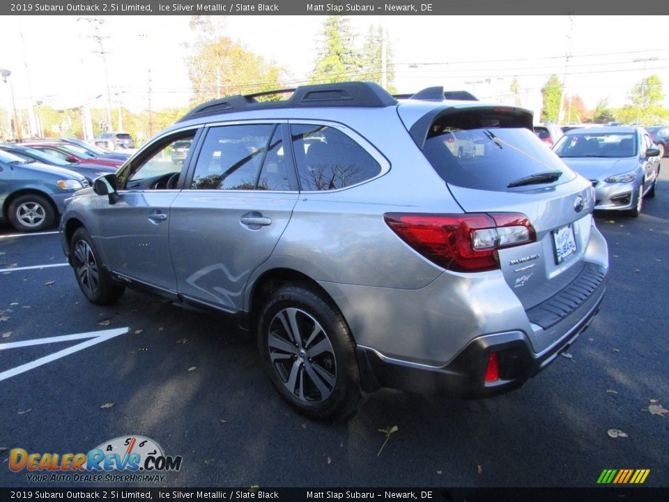 2019 Subaru Outback 2.5i Limited Ice Silver Metallic / Slate Black Photo #8