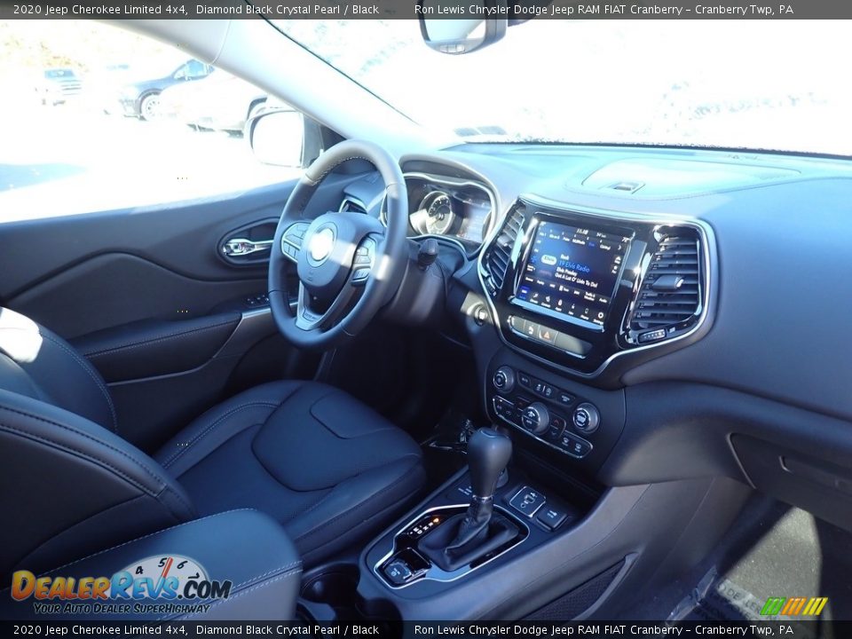 2020 Jeep Cherokee Limited 4x4 Diamond Black Crystal Pearl / Black Photo #11