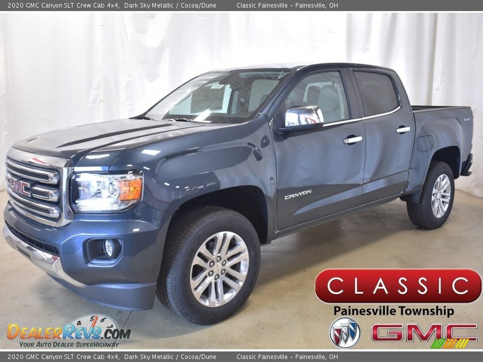 2020 GMC Canyon SLT Crew Cab 4x4 Dark Sky Metallic / Cocoa/Dune Photo #1
