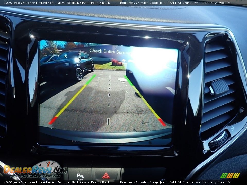 2020 Jeep Cherokee Limited 4x4 Diamond Black Crystal Pearl / Black Photo #18