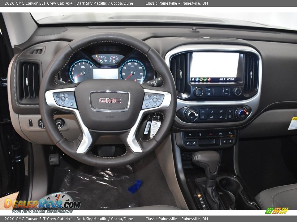 2020 GMC Canyon SLT Crew Cab 4x4 Dark Sky Metallic / Cocoa/Dune Photo #8