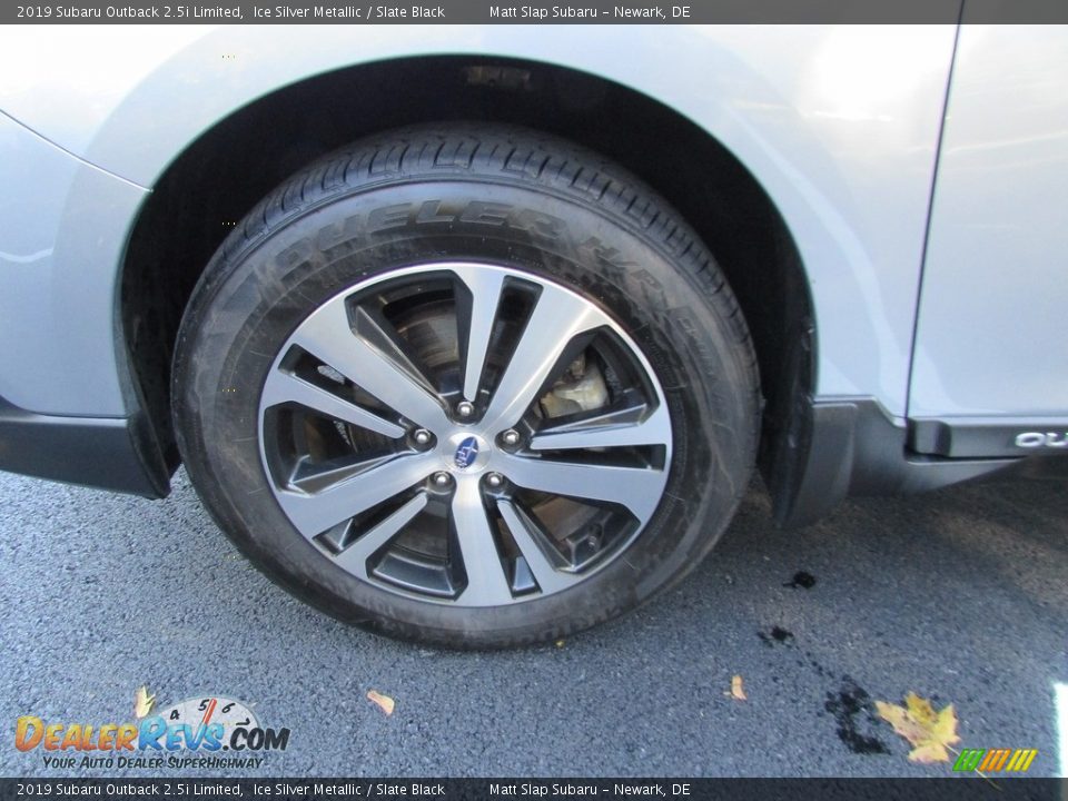 2019 Subaru Outback 2.5i Limited Ice Silver Metallic / Slate Black Photo #24