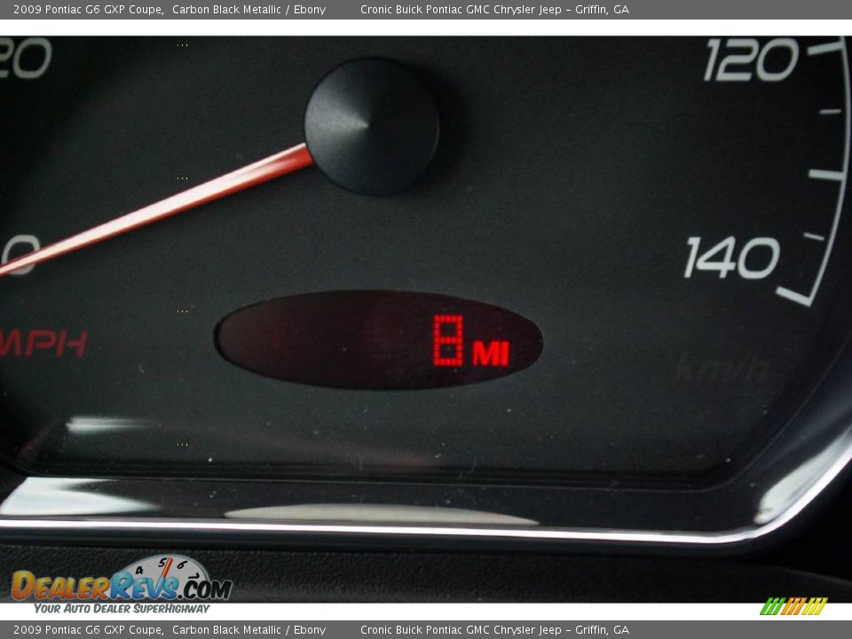 2009 Pontiac G6 GXP Coupe Carbon Black Metallic / Ebony Photo #19