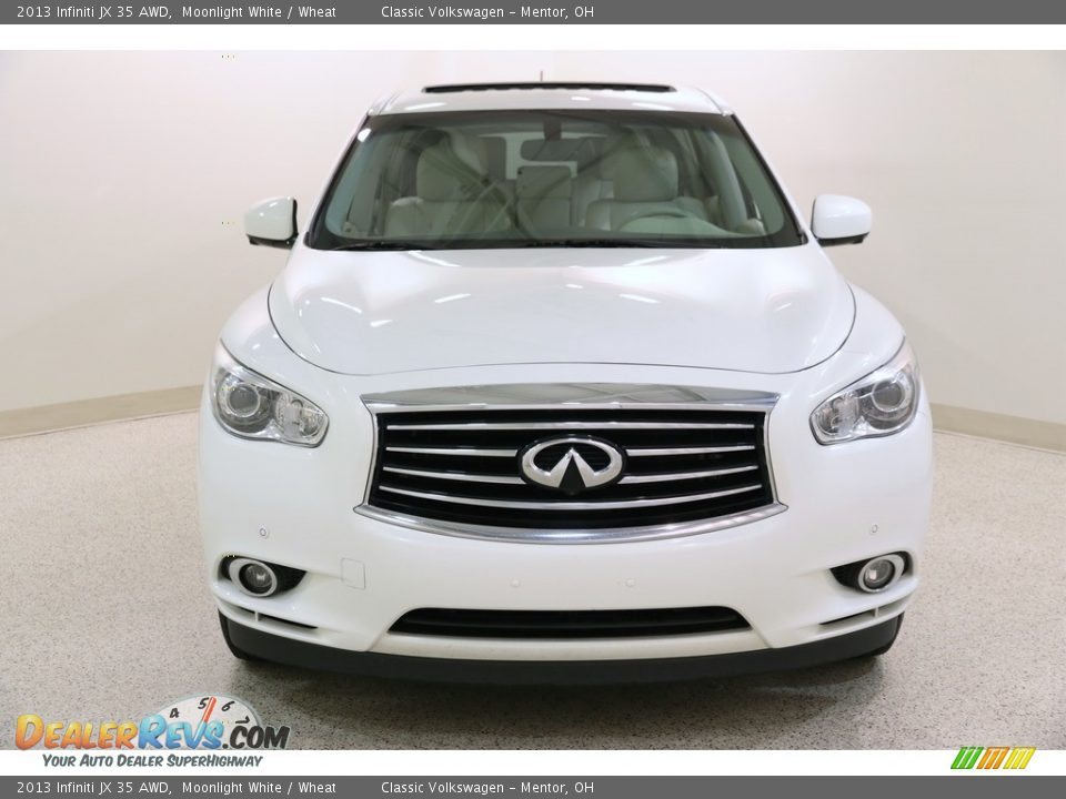 2013 Infiniti JX 35 AWD Moonlight White / Wheat Photo #2