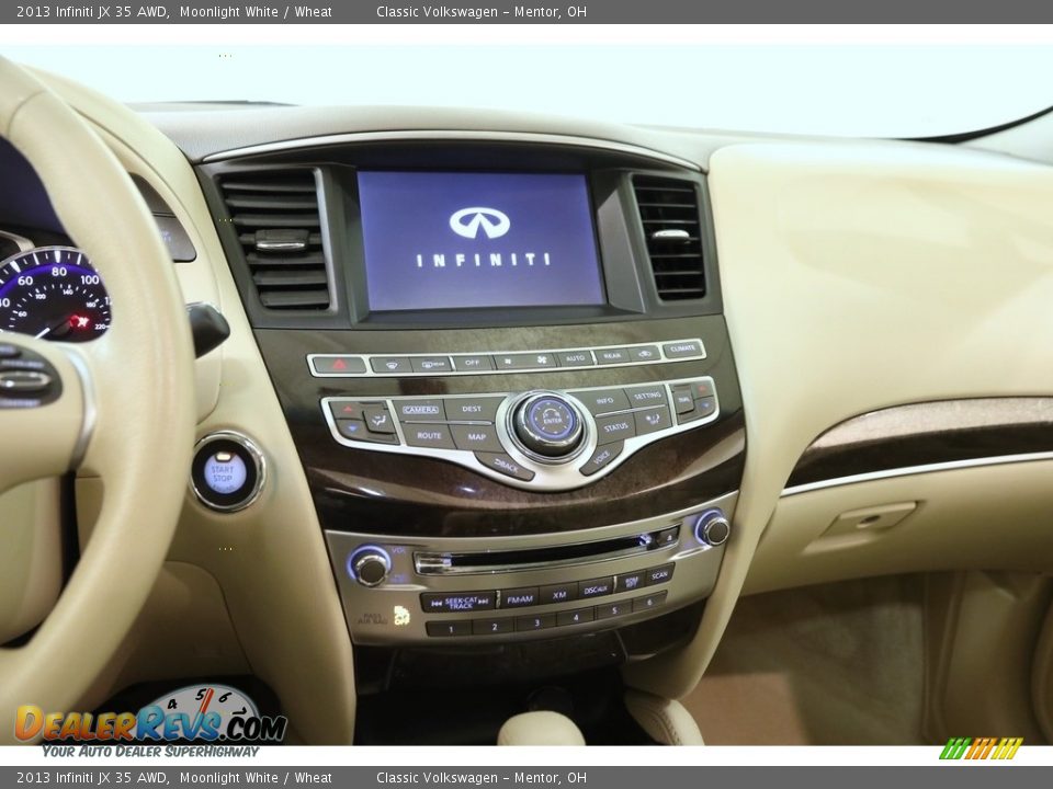 2013 Infiniti JX 35 AWD Moonlight White / Wheat Photo #9