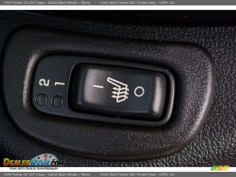 2009 Pontiac G6 GXP Coupe Carbon Black Metallic / Ebony Photo #22