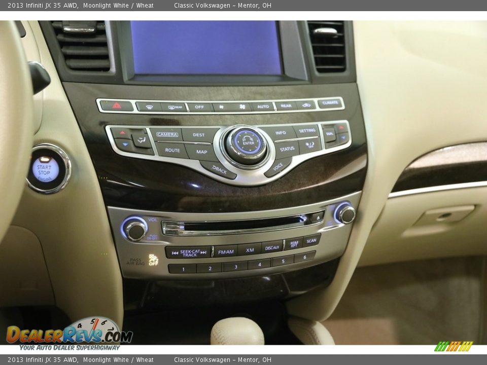 2013 Infiniti JX 35 AWD Moonlight White / Wheat Photo #14