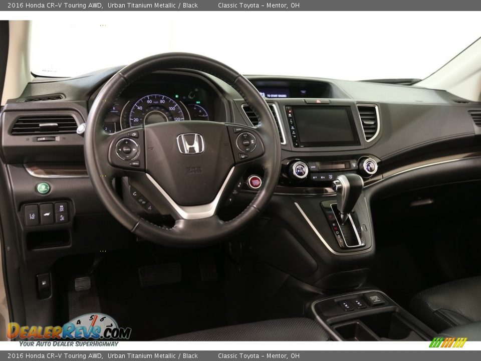 2016 Honda CR-V Touring AWD Urban Titanium Metallic / Black Photo #7