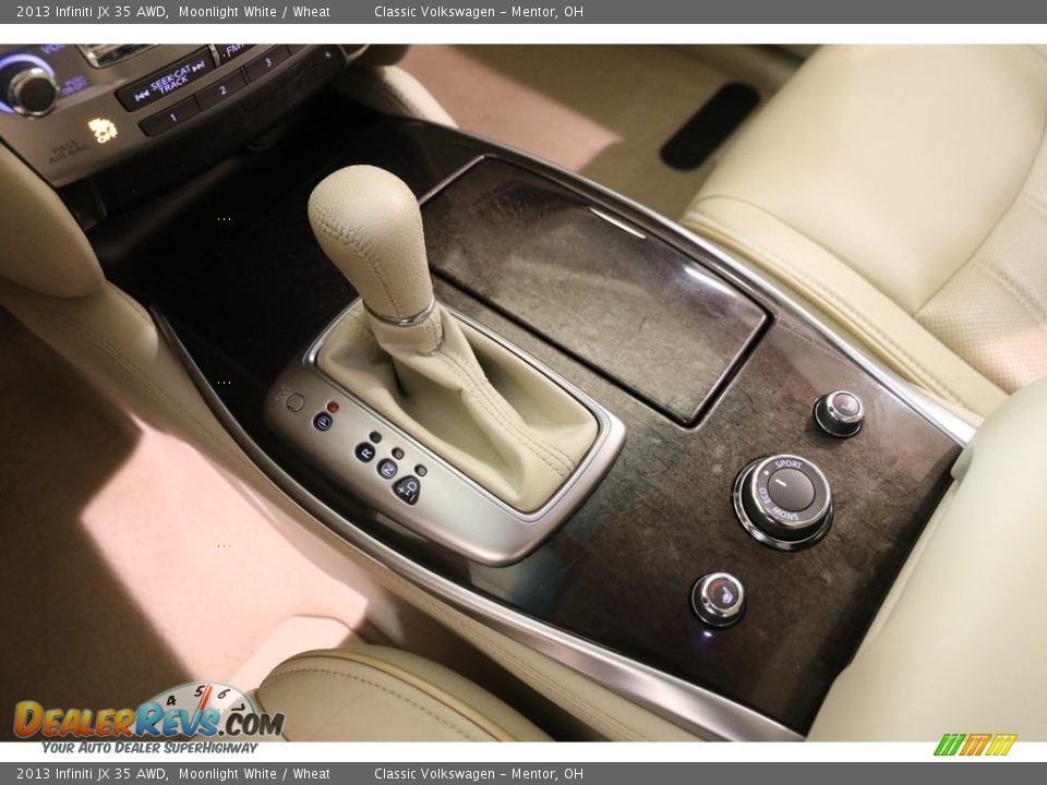 2013 Infiniti JX 35 AWD Moonlight White / Wheat Photo #15