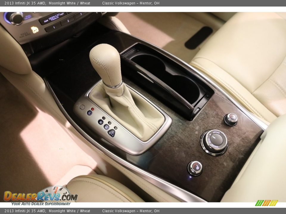 2013 Infiniti JX 35 AWD Moonlight White / Wheat Photo #16
