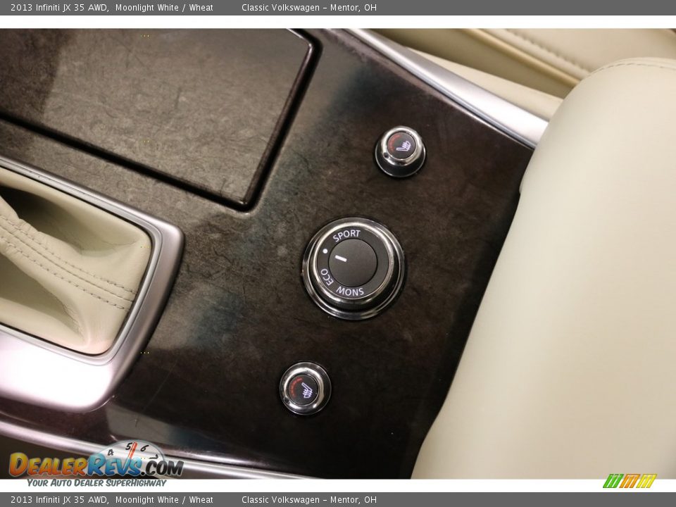 2013 Infiniti JX 35 AWD Moonlight White / Wheat Photo #17