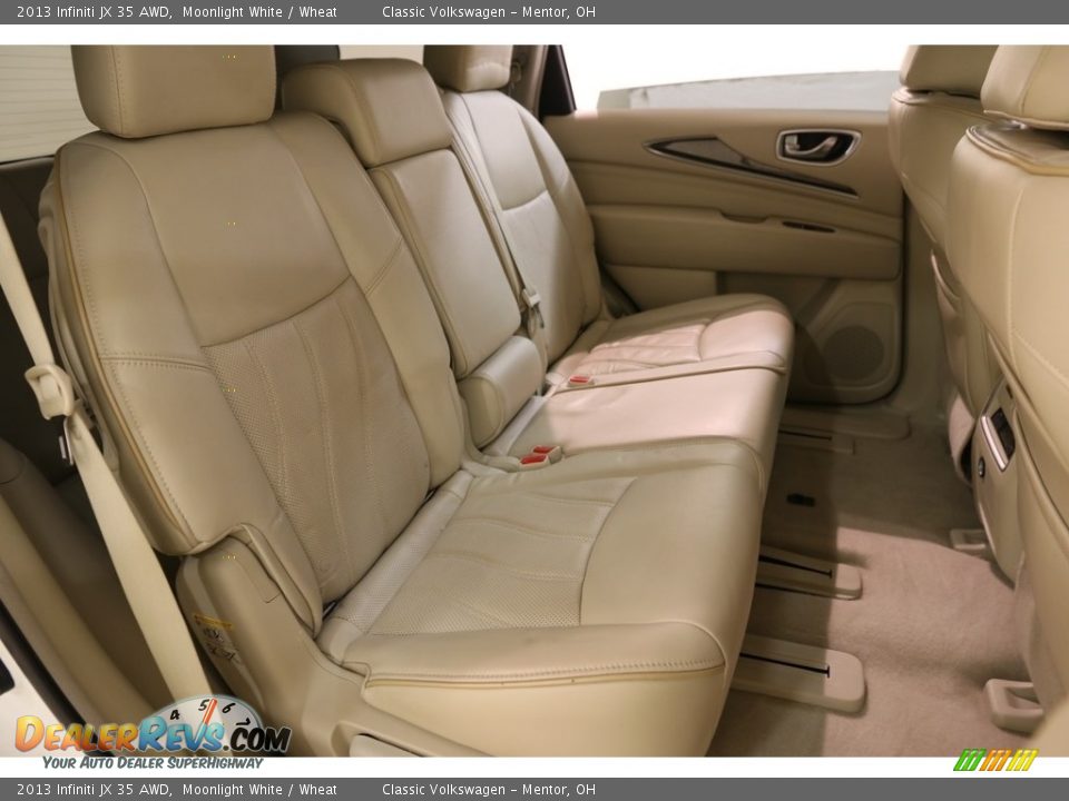 2013 Infiniti JX 35 AWD Moonlight White / Wheat Photo #19