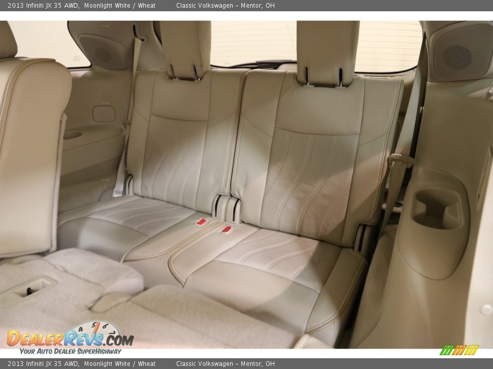 2013 Infiniti JX 35 AWD Moonlight White / Wheat Photo #21