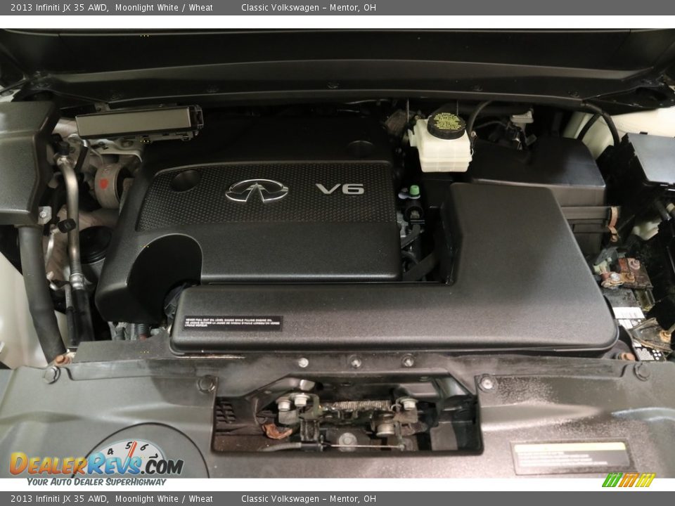 2013 Infiniti JX 35 AWD Moonlight White / Wheat Photo #23