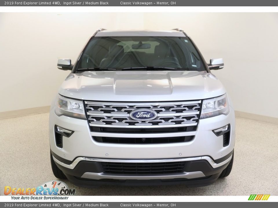 2019 Ford Explorer Limited 4WD Ingot Silver / Medium Black Photo #2