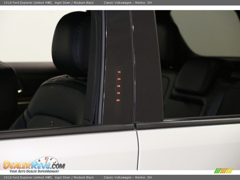 2019 Ford Explorer Limited 4WD Ingot Silver / Medium Black Photo #4