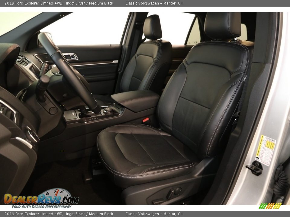 2019 Ford Explorer Limited 4WD Ingot Silver / Medium Black Photo #6