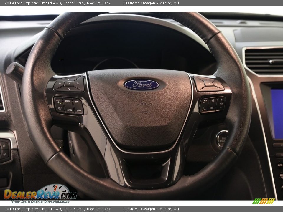 2019 Ford Explorer Limited 4WD Ingot Silver / Medium Black Photo #8